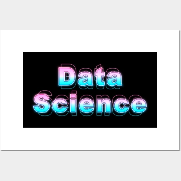 Data Science Wall Art by Sanzida Design